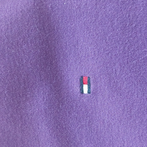 "Tommy Hilfiger" size L, polo shirt, purple color - Picture 4 of 7